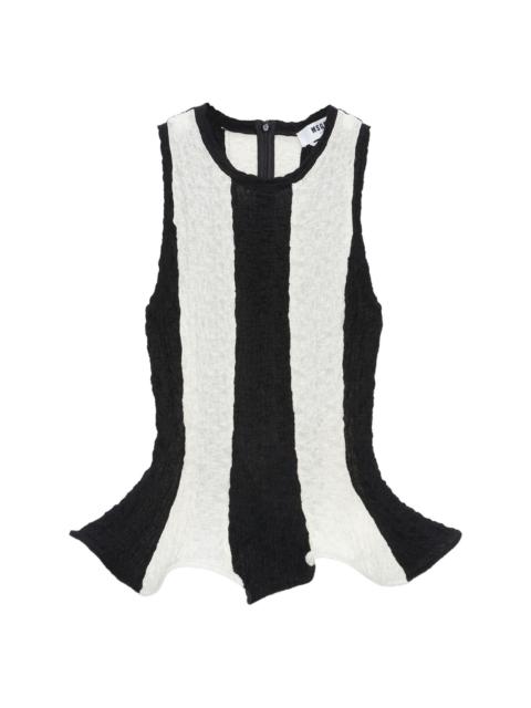 MSGM striped top