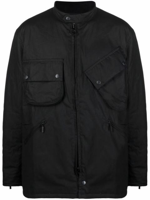 Barbour multi-pocket zip-up jacket