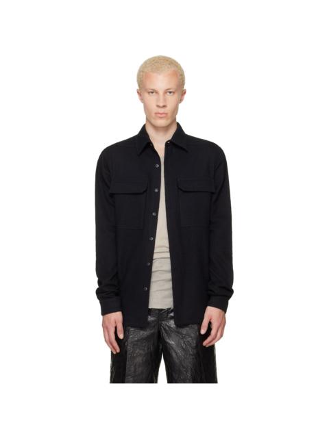 Rick Owens Black Tower Work Shirt