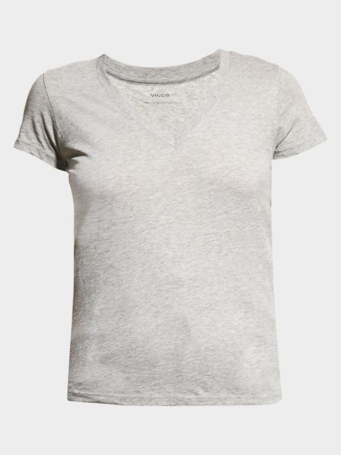 Vince Essential Pima Cotton V-Neck Tee