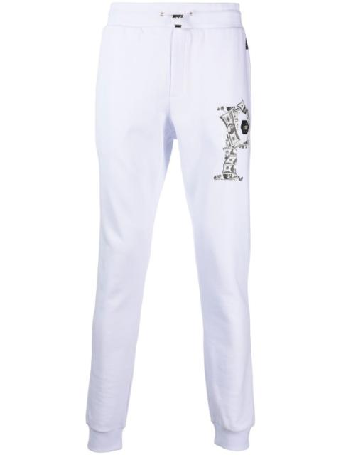 PHILIPP PLEIN logo-plaque track pants