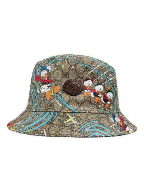 GUCCI Gucci x Disney Donald Duck Bucket Hat 'Beige Brown' 648844-4HACS-8465