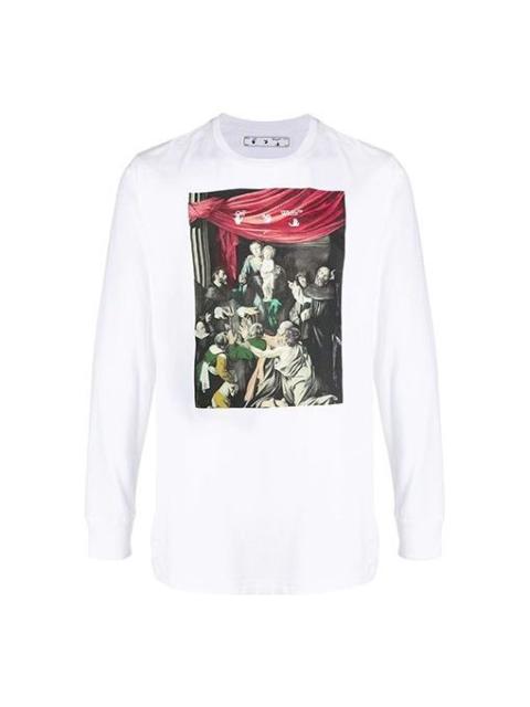 Off-White Off-White FW20 Caravaggio Print Long Sleeve Swea OMAB001E20JER0050110