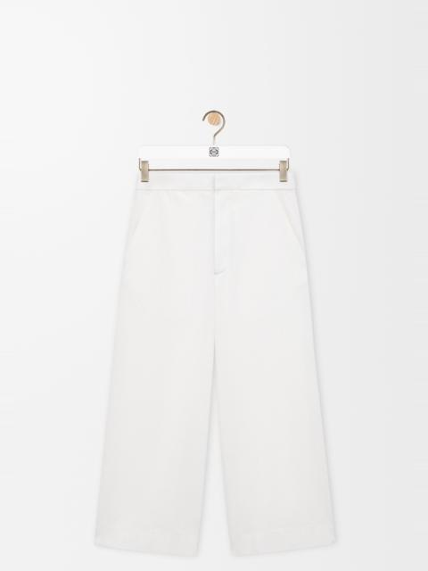 Loewe Cropped trousers in denim