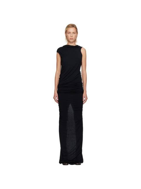 Rick Owens Lilies Black Concordians Eva Maxi Dress