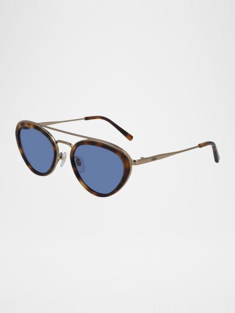 MCM Classic Logo Metal Cat-Eye Sunglasses