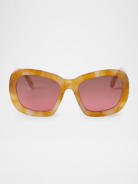 Palm Angels Moon Round Acetate Sunglasses