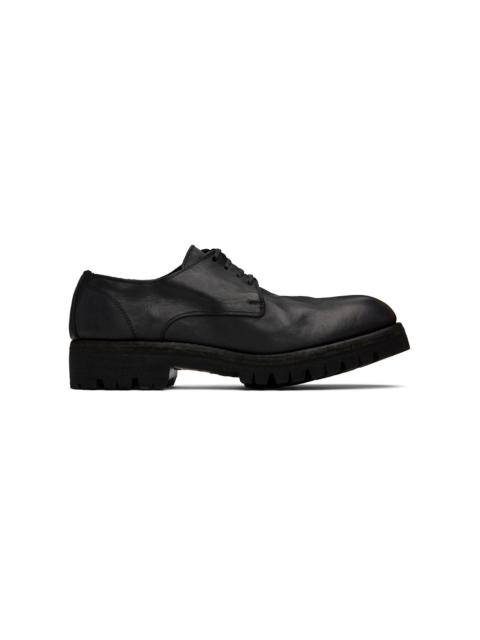 Guidi Black 792V Leather Derbys