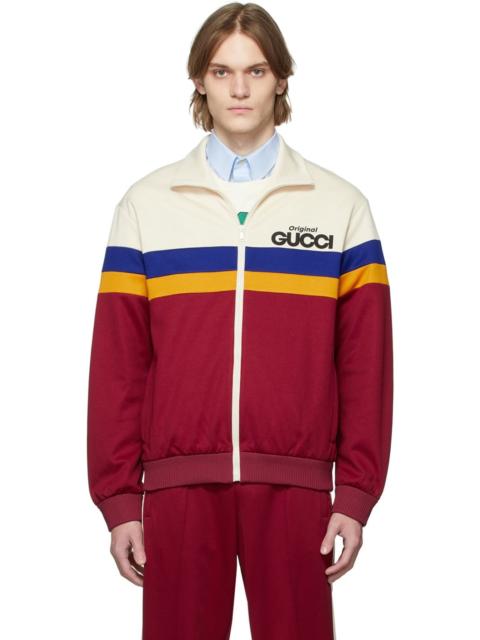 GUCCI logo print track jacket