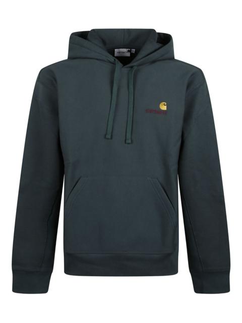 Carhartt logo-embroidered hoodie