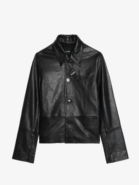 Zadig & Voltaire Lessa Leather Jacket