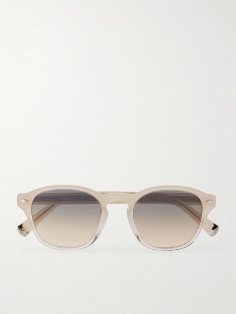 Brunello Cucinelli Round-Frame Acetate Sunglasses
