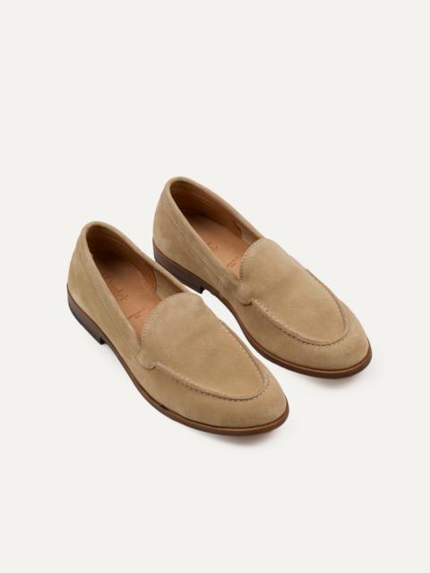 Drake's Sand Suede Henri Summer Loafer