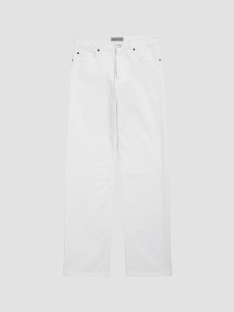 BALENCIAGA Men's Slim Fit Jeans - White