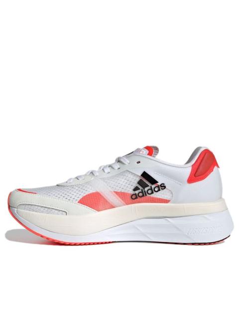 adidas (WMNS) adidas Adizero 보스턴 10 'White Solar Red'FY4080