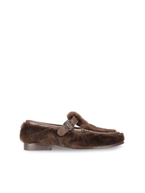 HEREU Alber shearling loafers