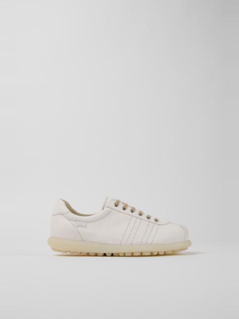 CAMPER Pelotas White Leather Shoe for Women.