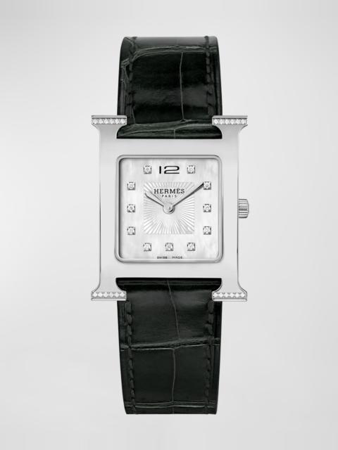 Hermès Heure H Watch, Medium Model, 30 mm
