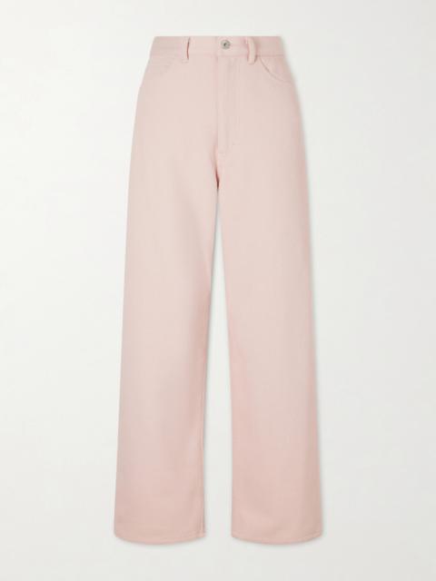 AURALEE Wide-leg Silk Jeans