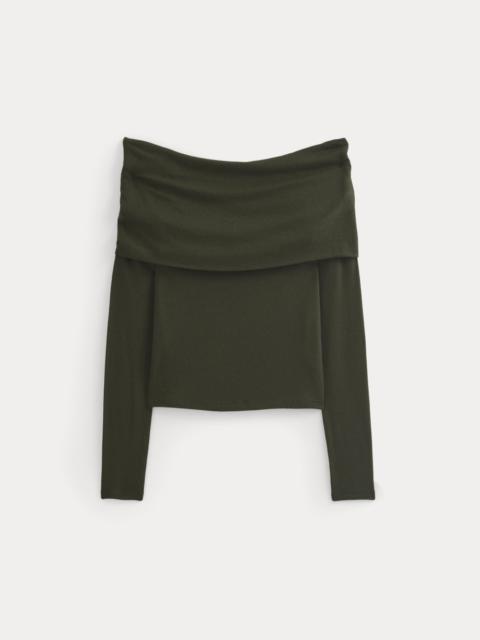 EVERLANE THE OFF-THE-SHOULDER TOP IN BUTTERLUXE