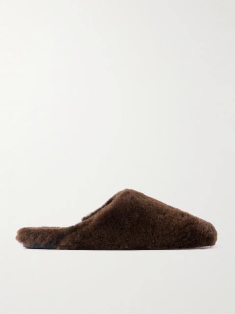 Aeyde Rega Shearling Mules