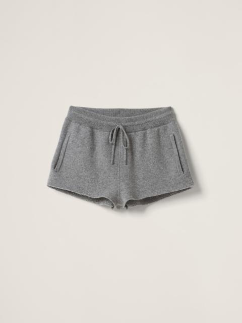 Miu Miu Wool and cashmere shorts