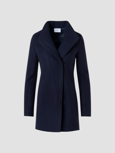 AKRIS Women's Felted Wool Long Jacket - Navy