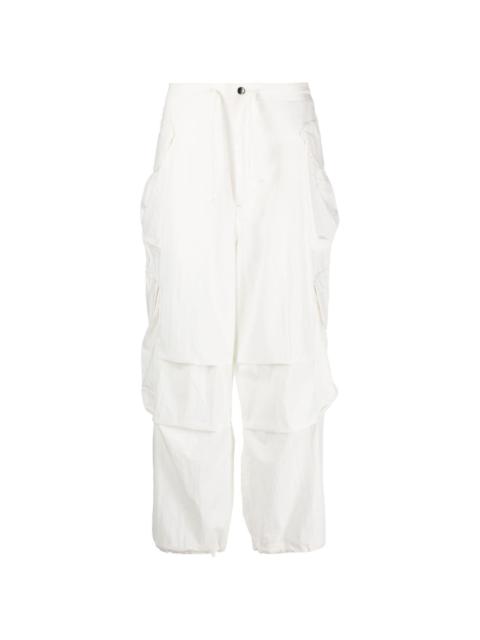 Gocar cotton-blend cargo trousers