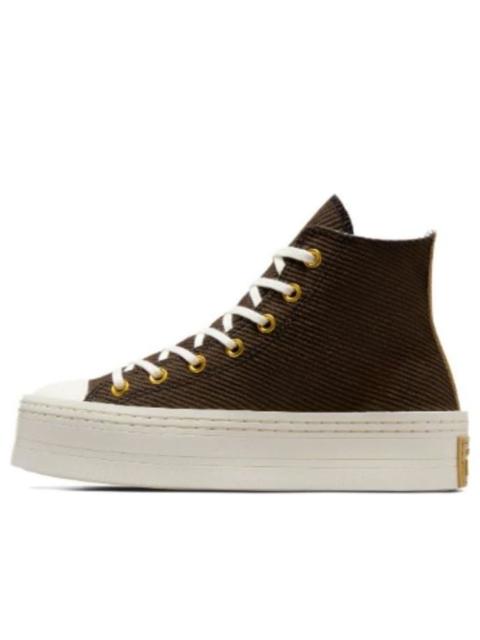 Converse (WMNS) Converse Chuck Taylor All Star Modern Corduroy Lift Platform 'Fresh Brew' A07203C