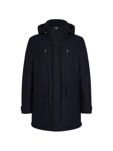 ZEGNA merino-wool hooded jacket