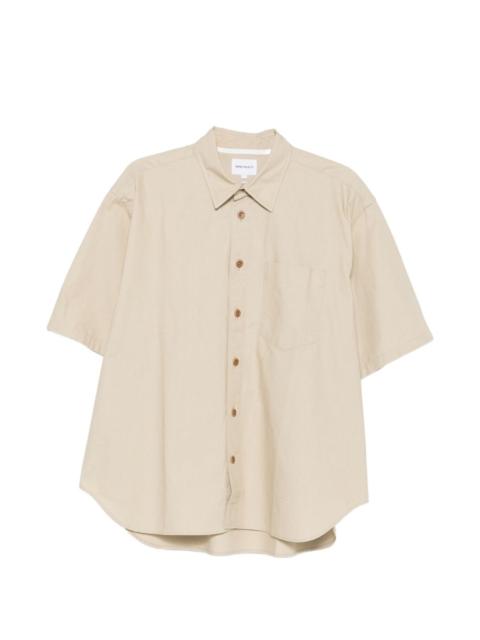 NORSE PROJECTS Espevik short-sleeve chest-pocket shirt