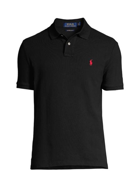 Polo Ralph Lauren Men's Mesh Classic-Fit Polo Shirt - Black