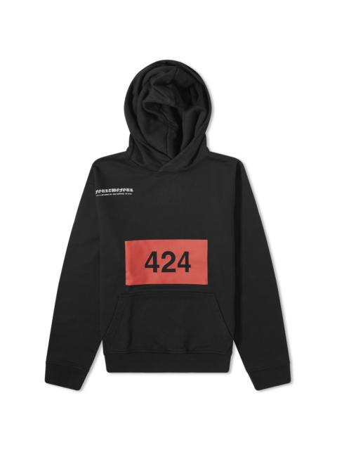 424 424 Patch Logo Hoody