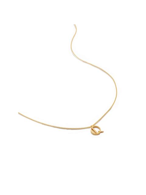 MONICA VINADER Alphabet Q pendant necklace