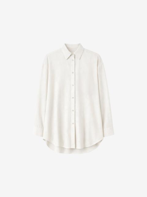 The Frankie Shop Bina Padded Shirt - Ivory