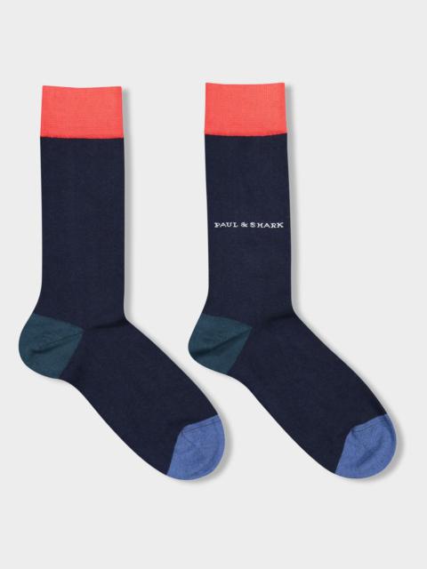 Paul & Shark Jacquard cotton strech Socks