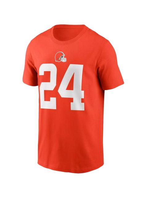 Nike Nick Chubb Cleveland Browns T-Shirt "Orange" N199 89L 9IF DUW