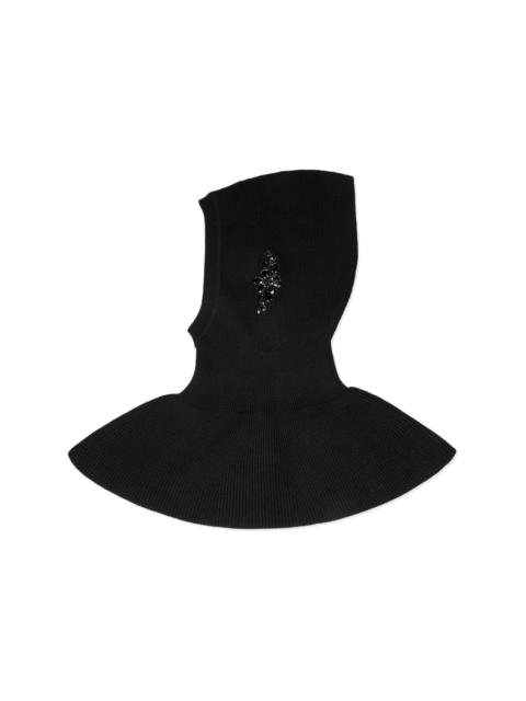 Simone Rocha crystal-embellished balacrava