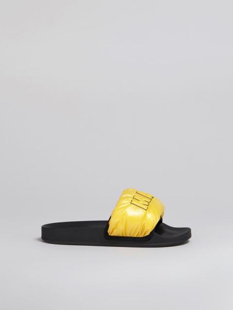 YELLOW PADDED NYLON SLIDE