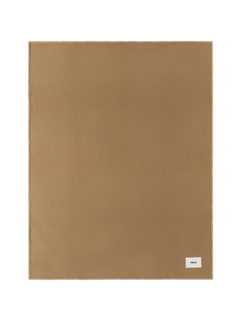 TEKLA Tan Lambswool Blanket