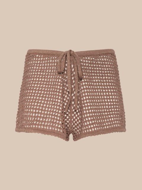 L'AGENCE Solan Pointelle Knit Short