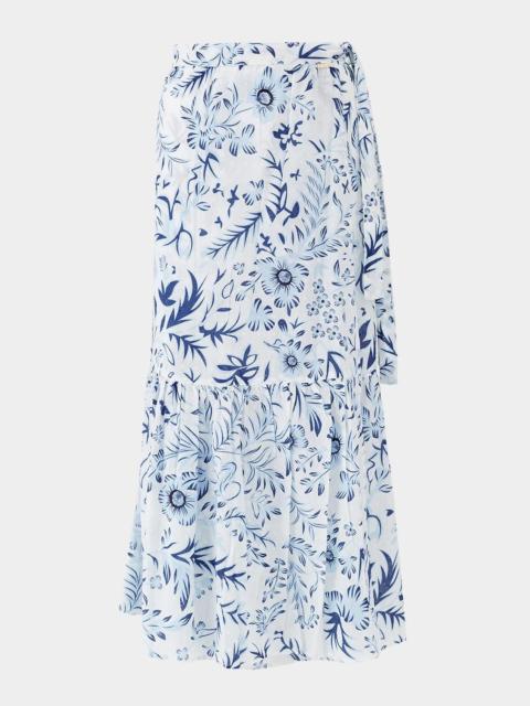 MELISSA ODABASH Monroe Wrap Coverup Maxi Skirt