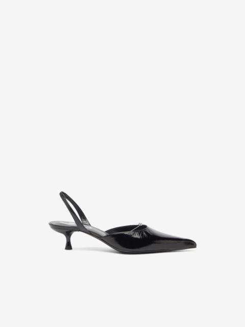 Diesel D-Ten&Half Oval D slingback pumps