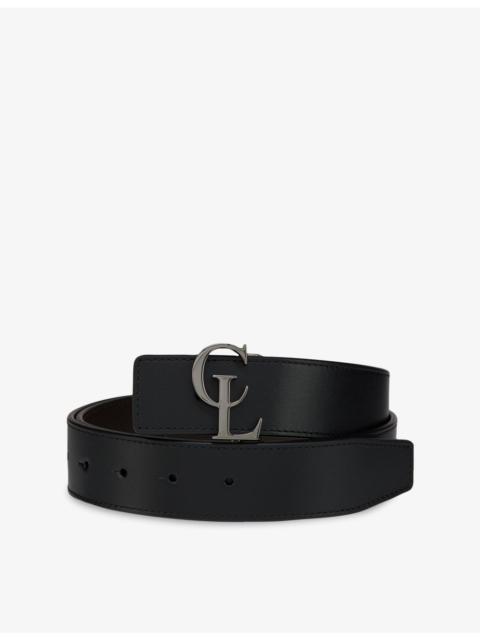 Christian Louboutin CL logo-buckle leather belt