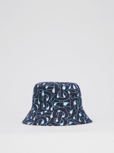 Burberry Monogram Print Cotton Bucket Hat – Exclusive Capsule Collection