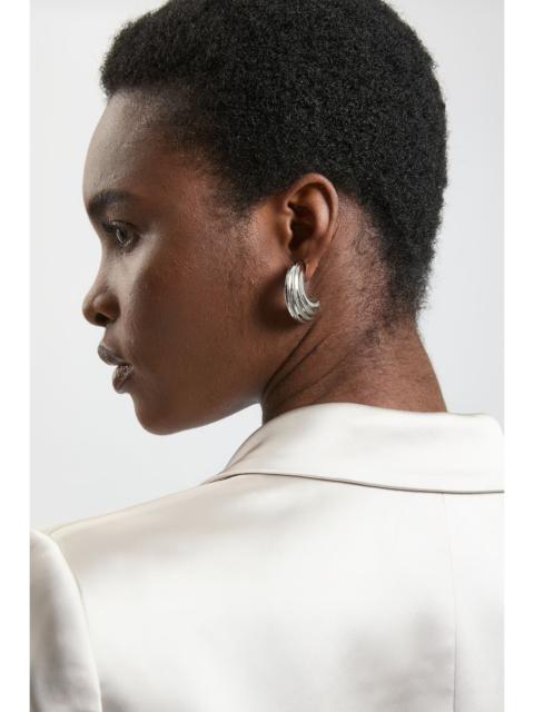 KAREN MILLEN Tapered Hoop Earrings