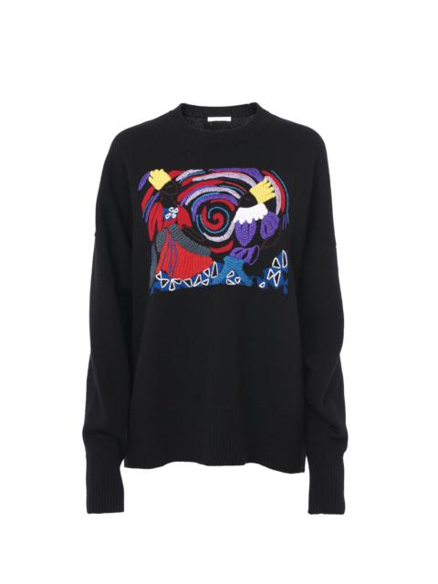 Chloé EMBROIDERED SWEATER