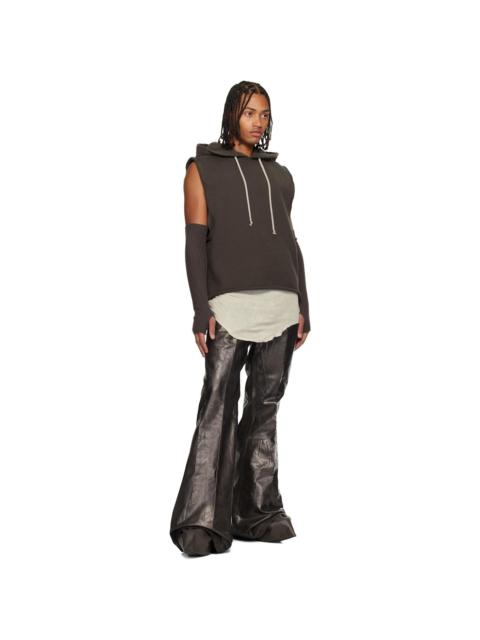 Rick Owens Gray Concordians Tunic Hoodie