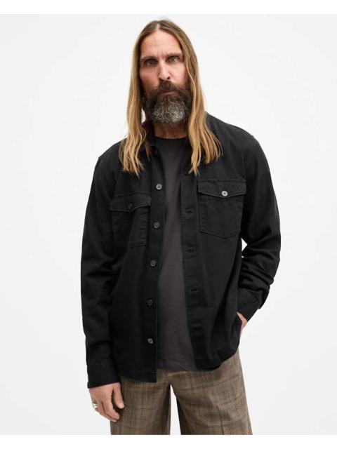 ALLSAINTS SPOTTER LONG SLEEVE MILITARY OVERSHIRT