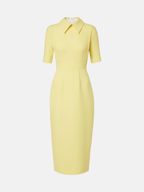 EMILIA WICKSTEAD Valletta wool crêpe midi dress